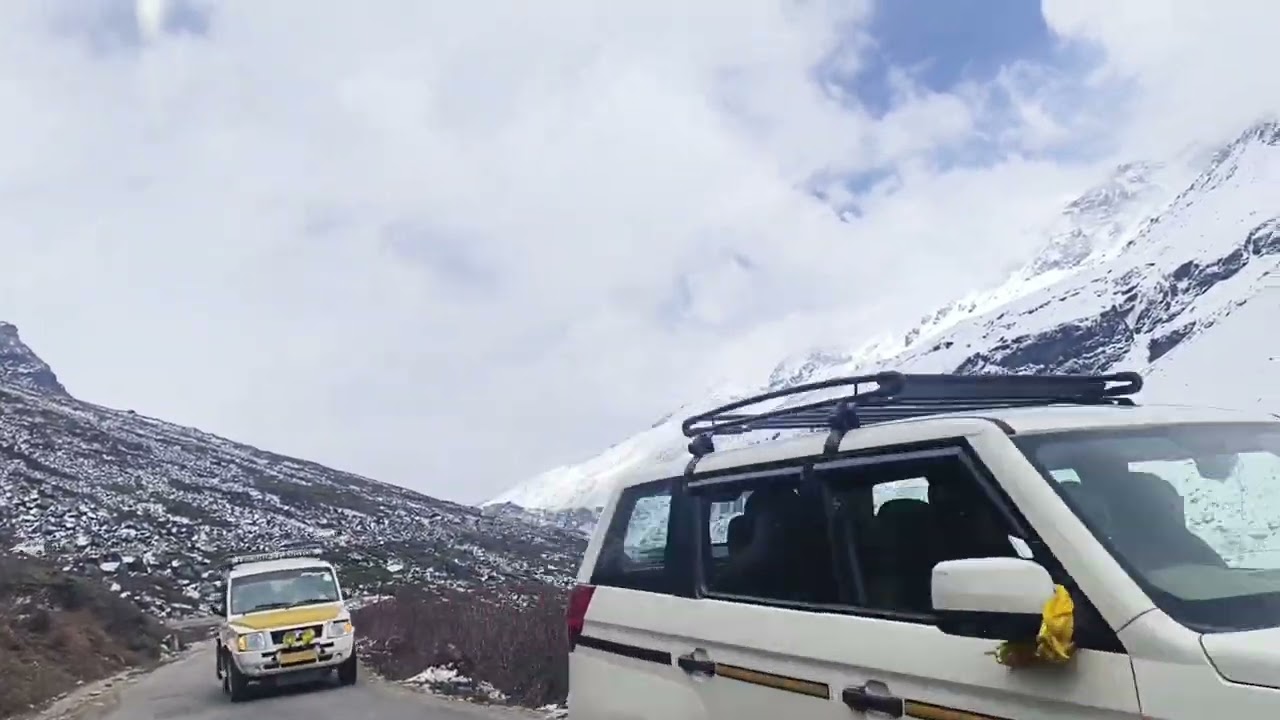 Way to Zero Point, Sikkim. April 2025 