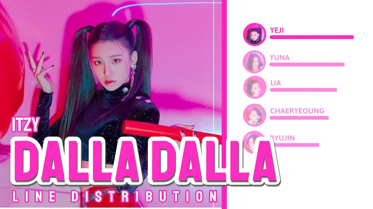 ITZY  - DALLA DALLA ( LINE DISTRIBUTION)