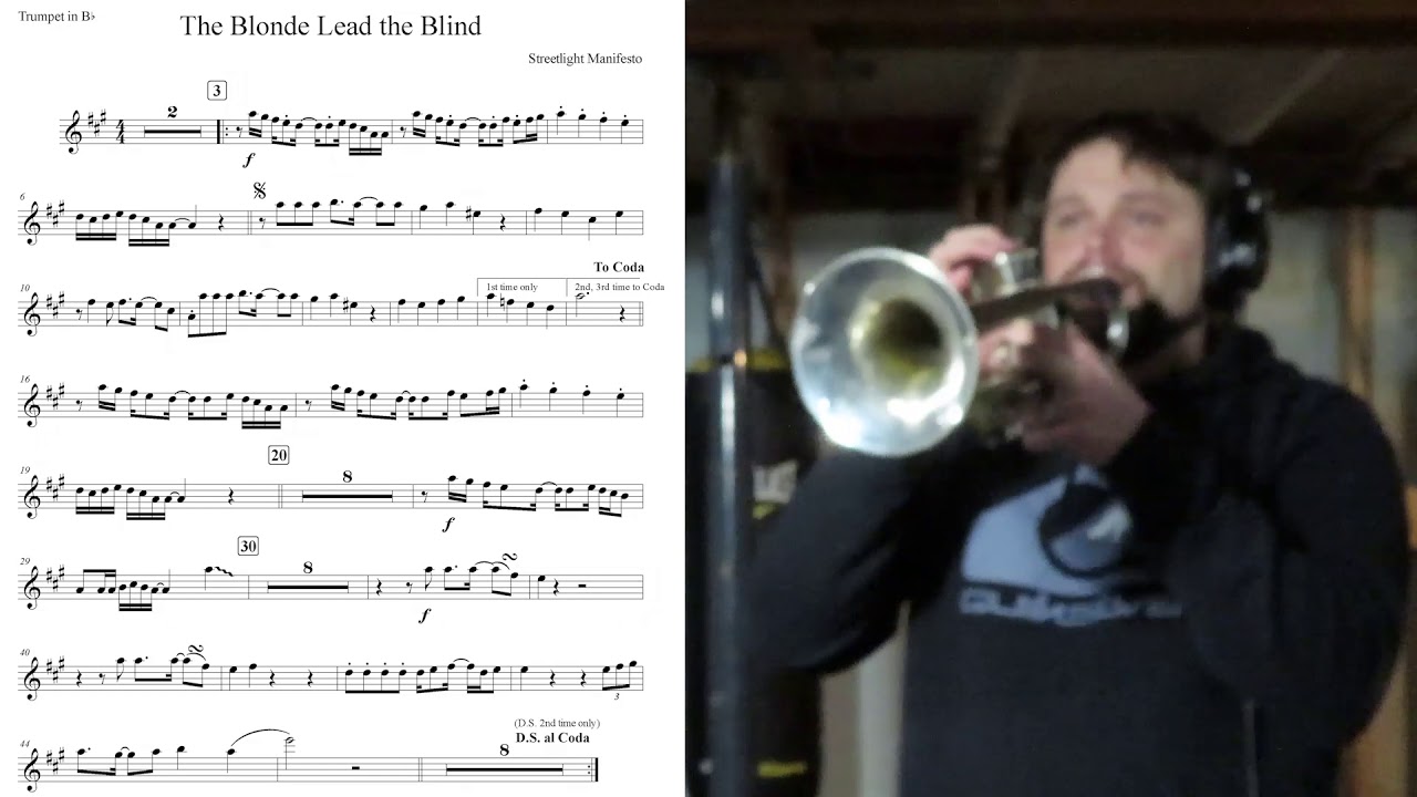 Streetlight Manifesto - Blonde Lead the Blind - Trumpet Cover