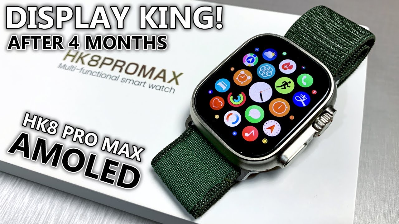HK8 Pro Max AMOLED KING! Full Review After 4 Months! Still the Best Sport SmartWatch! - ASMR
