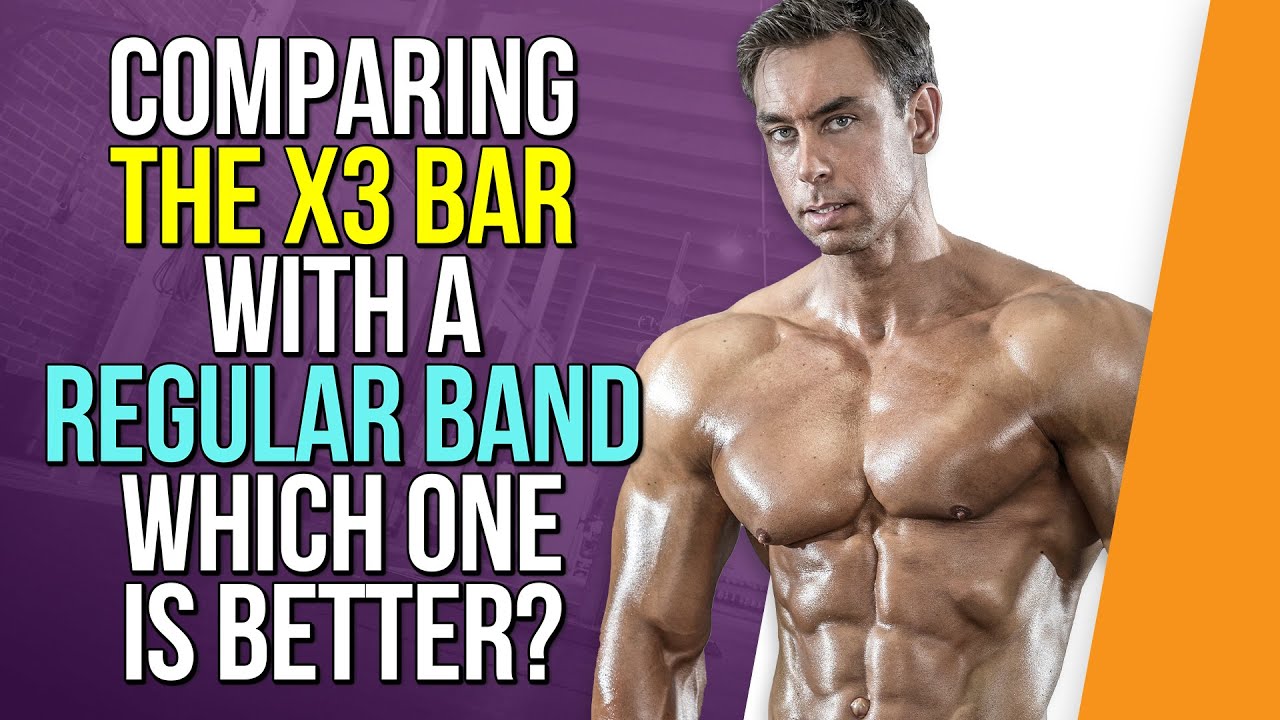 X3 Bar Vs. Gym Resistance Bands; Comparison Workout Exercise LIVE