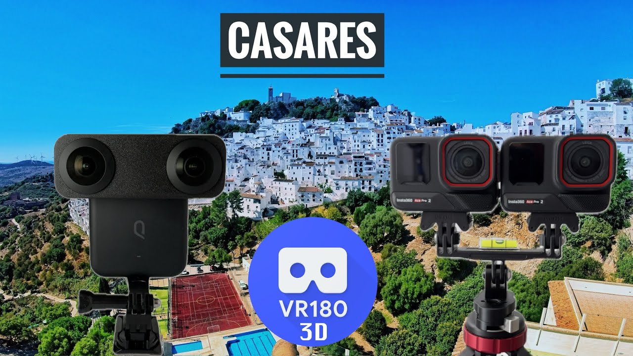 [VR180][3D][8K] Exploring Casares, a Spanish white town (with Qoocam3 Ultra and AcePro2)