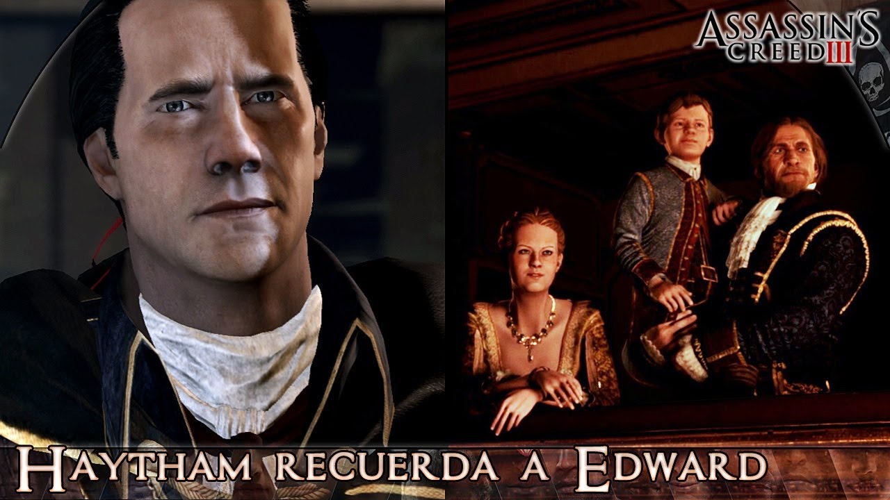 Haytham recuerda a su padre Edward Kenway - Assassin's Creed III y Black Flag
