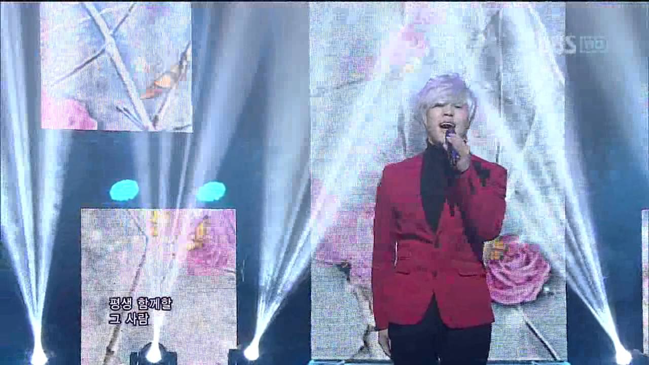 Leehyun - Because it's you (이현-너니까) @SBS Inkigayo 인기가요 20120108