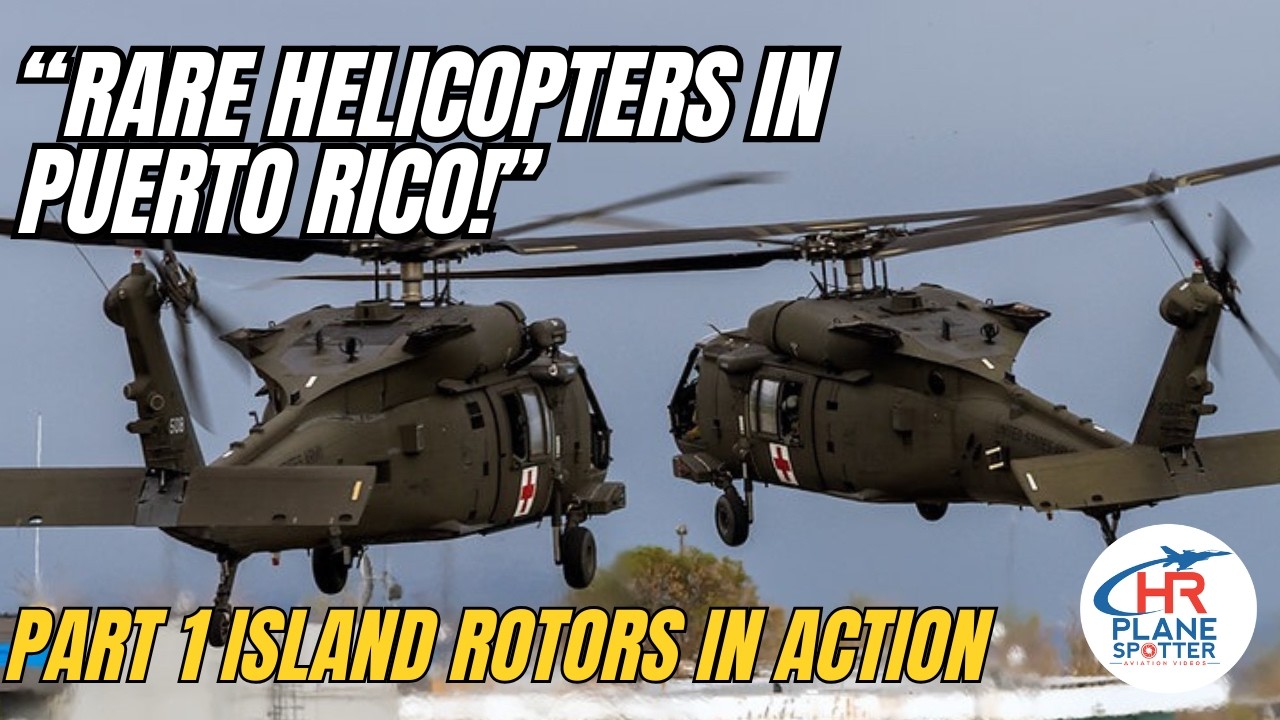 Puerto Rico Helicopter Operations Caught on Camera! (USCG, Police, ANG)