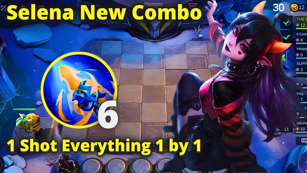 SELENA DRAGON SPEAR META COMBO S.T.U.N. ELEMENTALIST | MLBB MAGIC CHESS BEST SYNERGY COMBO TERKUAT