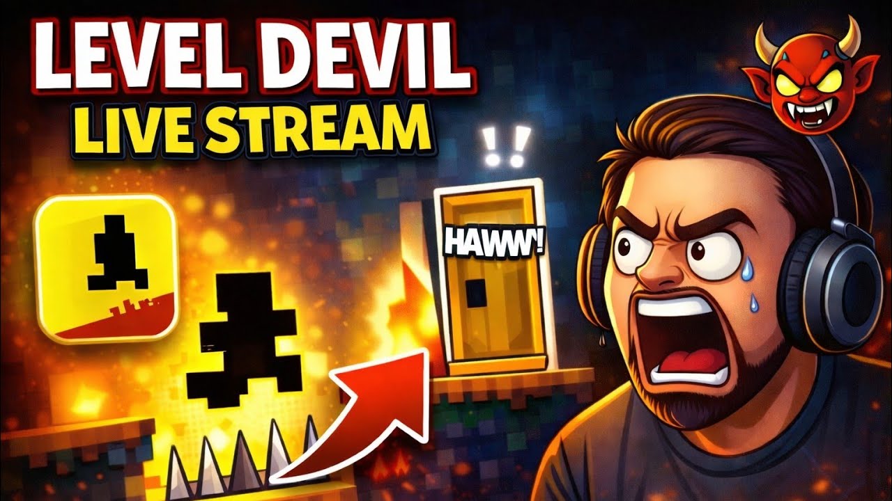 DON’T PLAY THIS GAME 😡 | LEVEL DEVIL #shorts #livestream #leveldevil #ragegame #explore #fyp