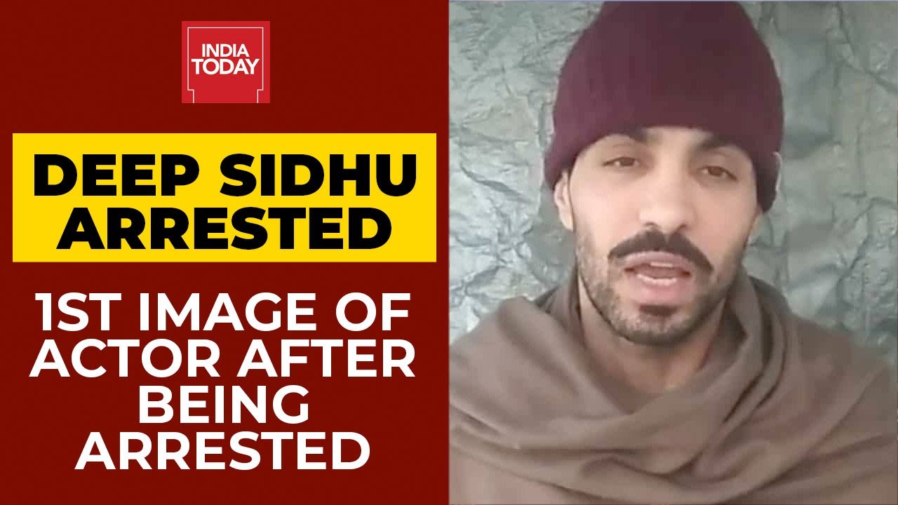 Republic Day Violence: Actor Deep Sidhu's First Image After getting Arrested | India Today Exclusive