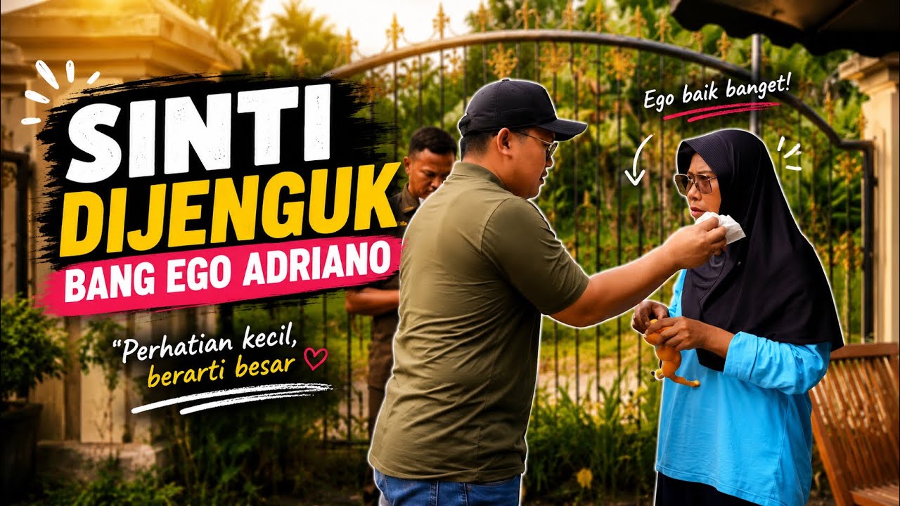 AKHIRNYA SINTI ADA YANG MENJENGUK 🥰