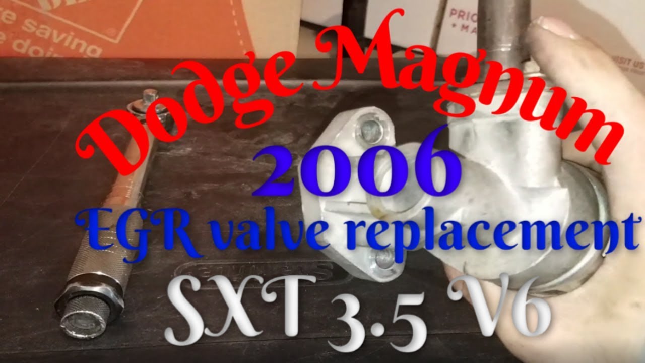 2006 Dodge Magnum SXT EGR valve replacement