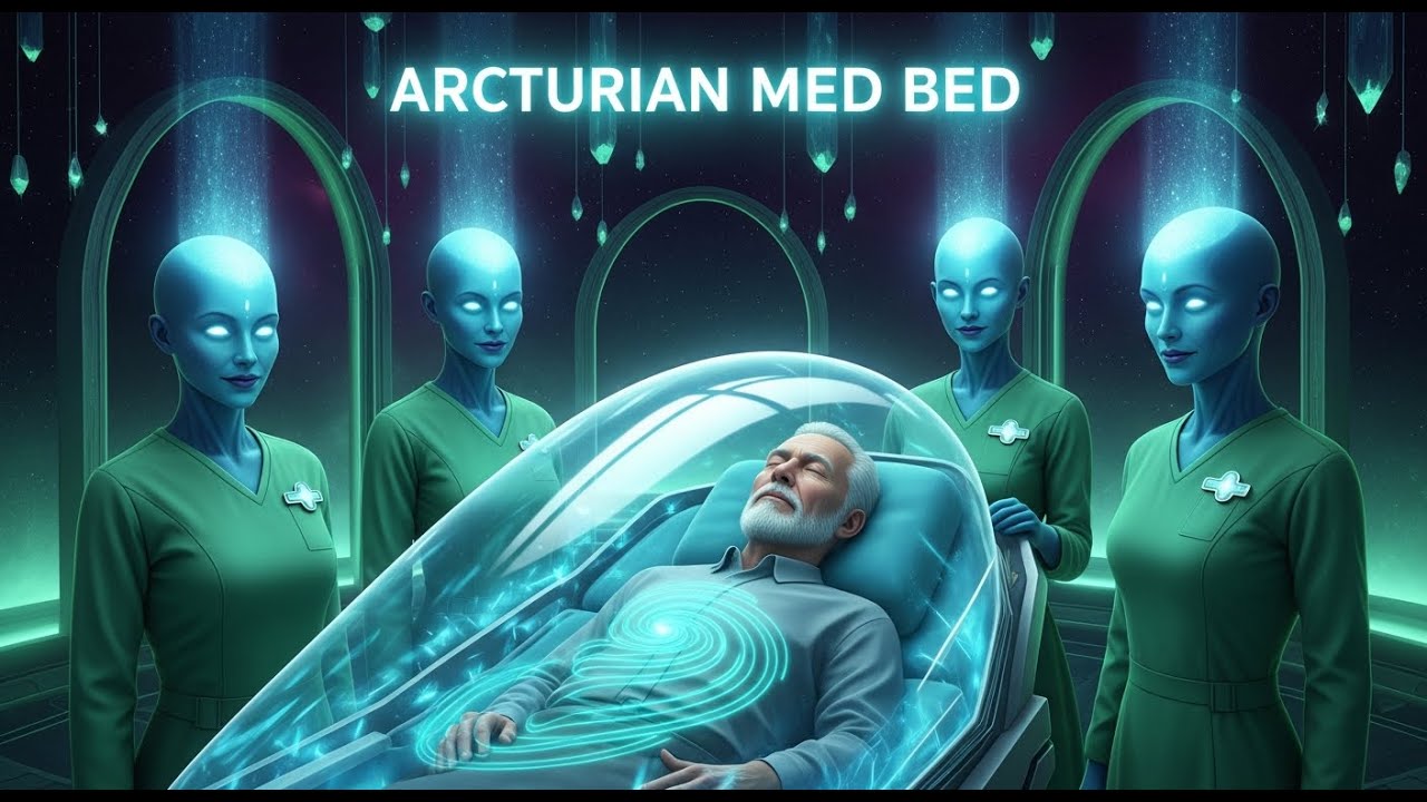 Arcturian Med Bed Session - Light Transmission for Total Rejuvenation, Miracle Energy