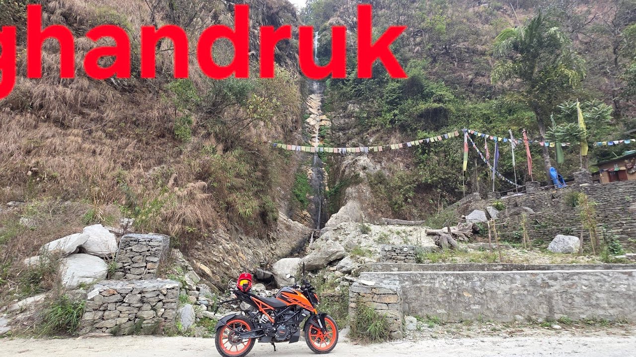 Solo ride duke 200 Pokhara to ghandruk without sound 