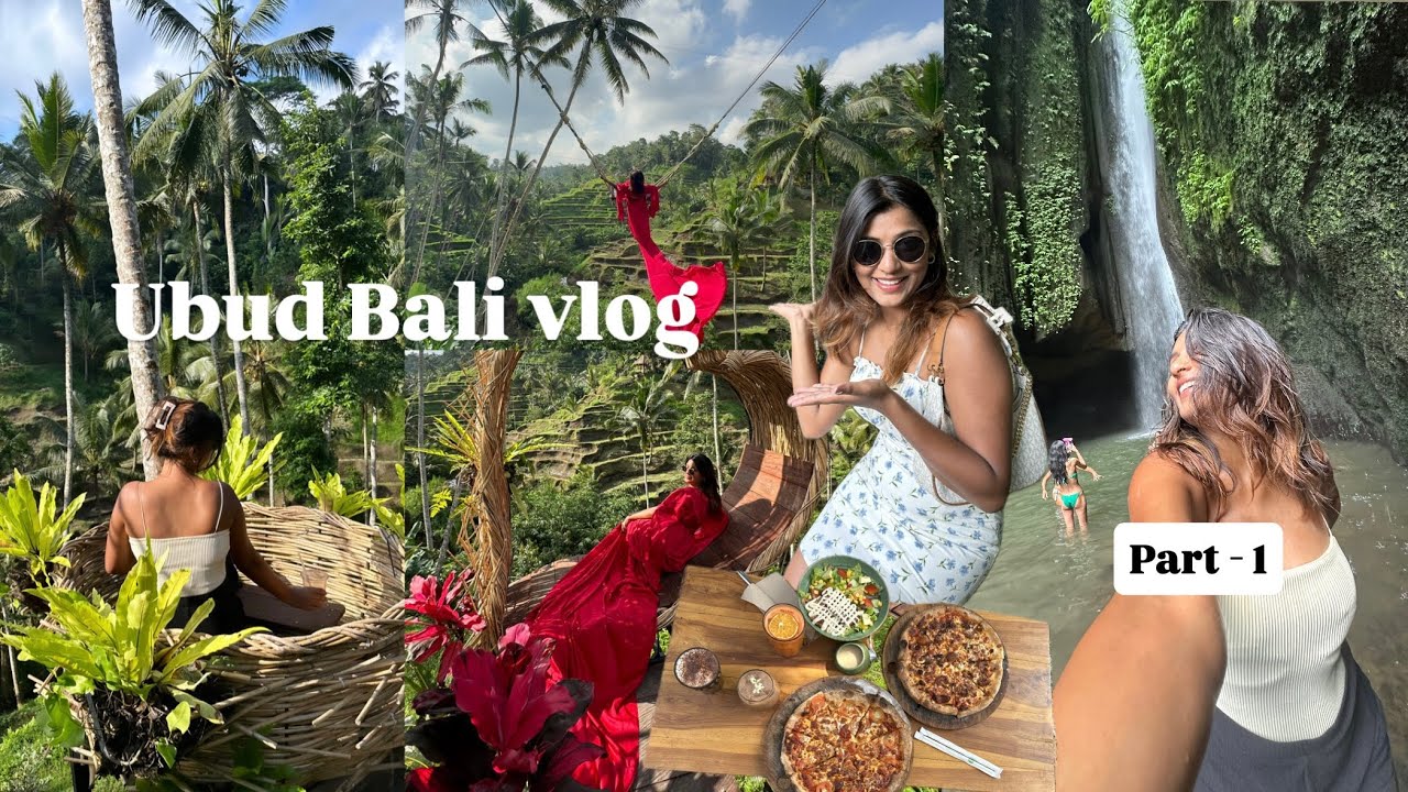 Ubud Bali vlog - 7 ( part 1) 🐒🌴🍛