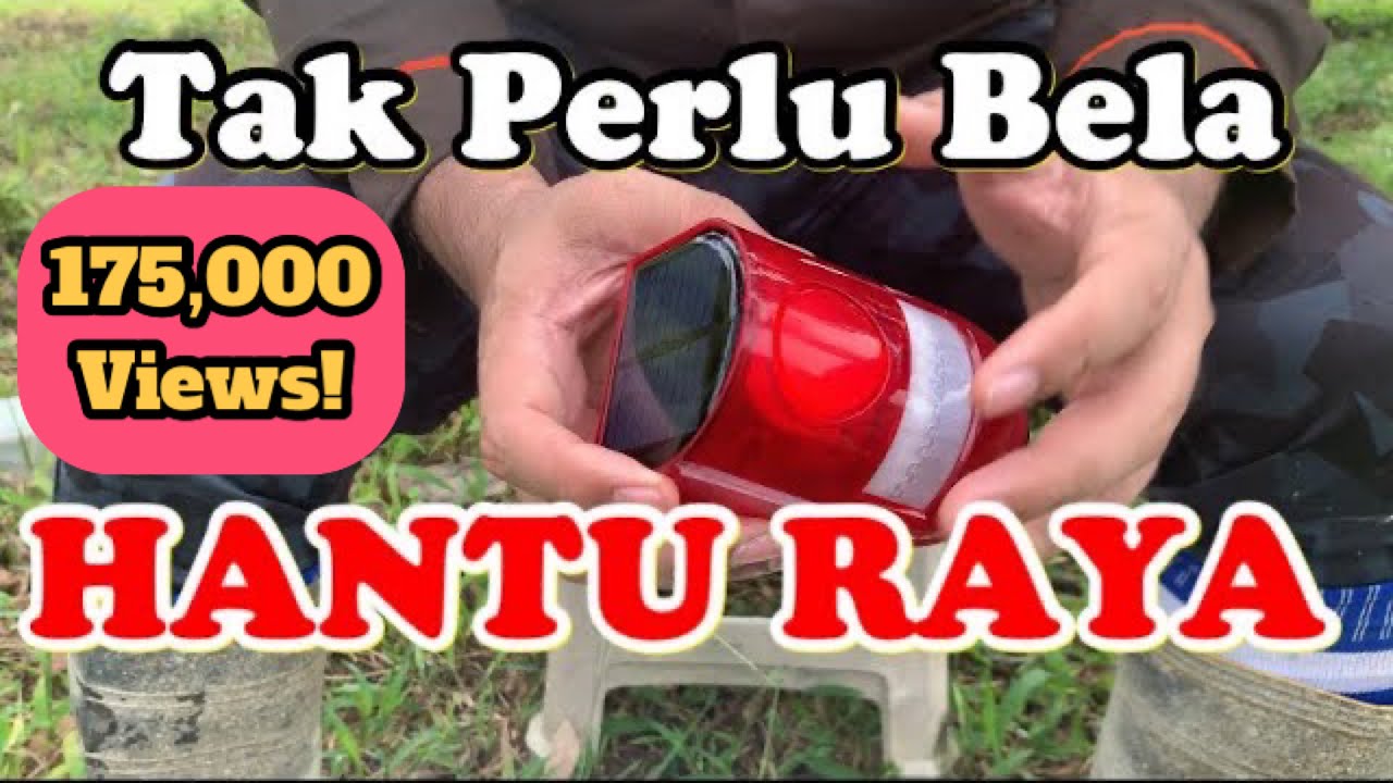 Cara Moden Menghalau Monyet - How To Chase Away Monkeys Using Solar Alarms