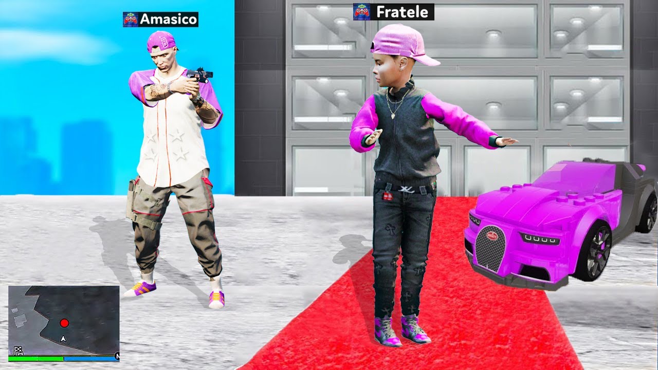 IL DISTRUG pe FRATELE meu MIC in GTA 5!