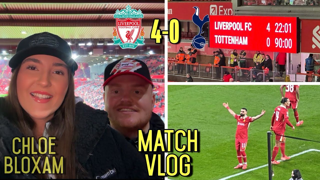 GAKPO, SALAH, SZOBO & VIRG SEND LFC TO WEMBLEY IN PARTY ATMOSPHERE! | Liverpool 4-0 Spurs | Vlog