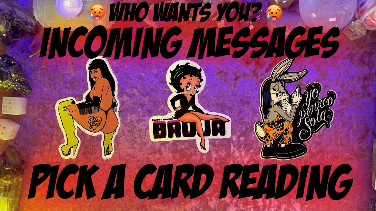 💭Who Wants You? Incoming Messages!🥵  They're About to Reach Out! Tarot Pick a Card Love Reading