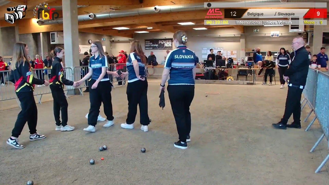 P&eacute;tanque International Juniors Vottem, 1&egrave;re partie de poule