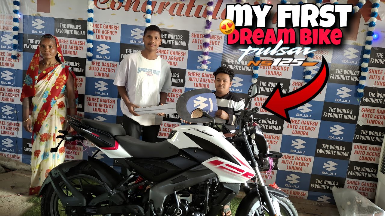DREAM BIKE 🚀❤️‍🩹 LENE GYA SHOWROOM NS 125 !! 🤍🚀 FULL VLOG HINDI 😚🫶🏻
