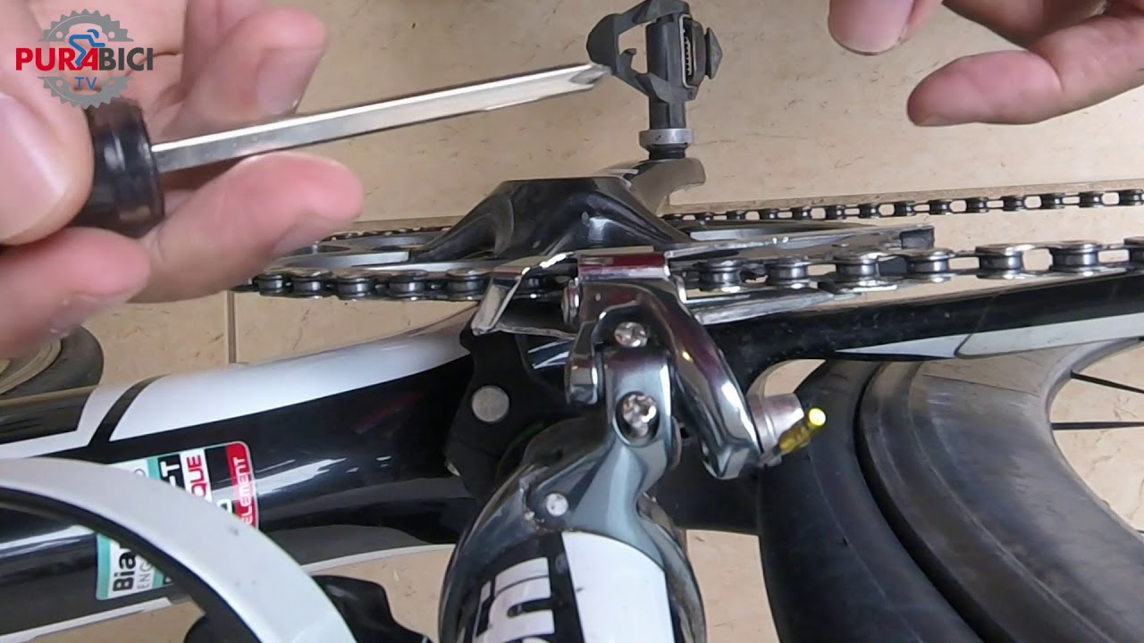 EL AJUSTE - Ajuste de tornillos limites pasador y descarrilador