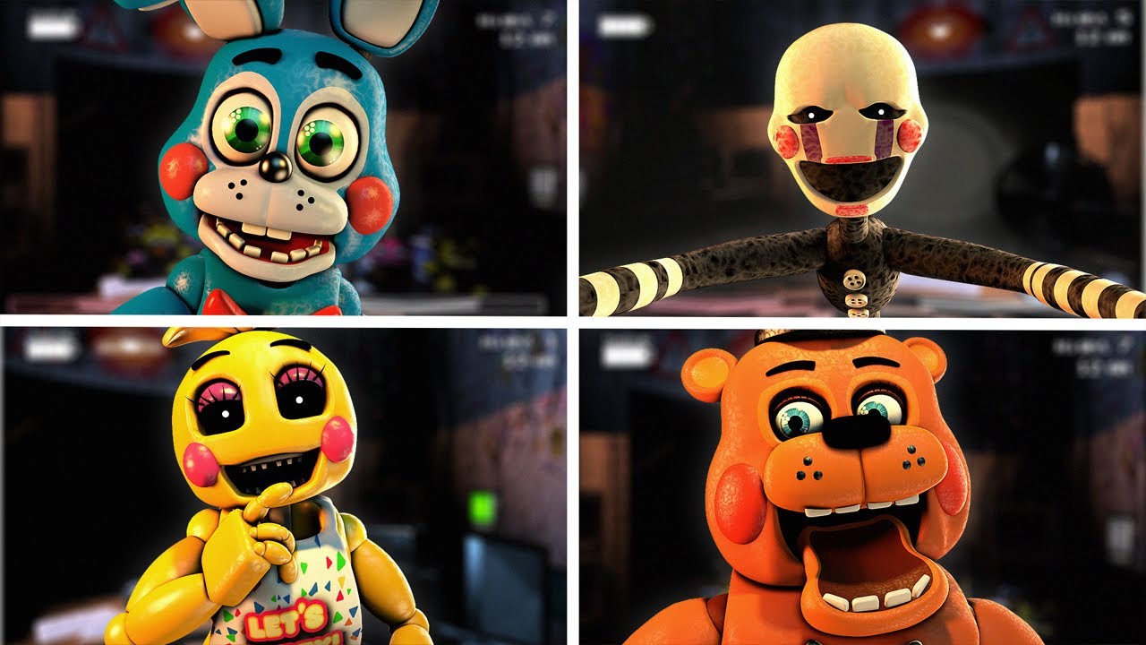 FNaF Toys Animatronic Counter Jumpscares