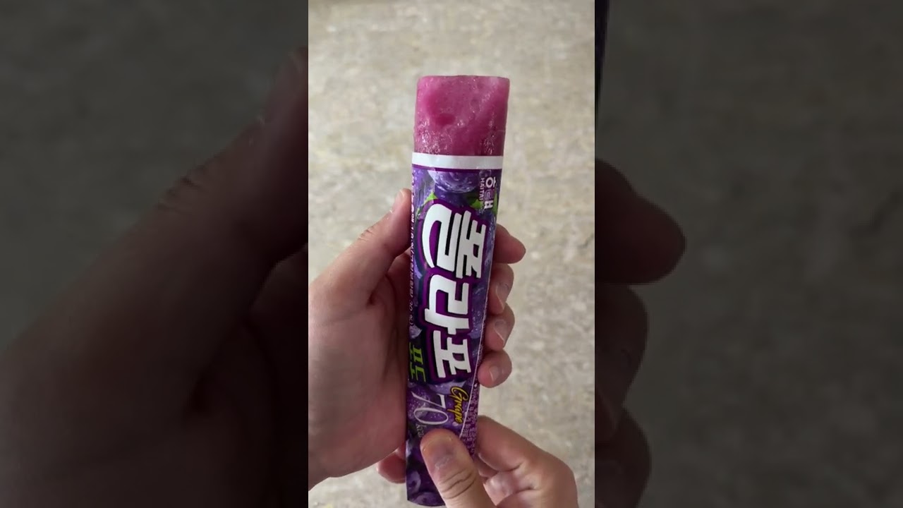 Korean Pollapo Grape Ice Review