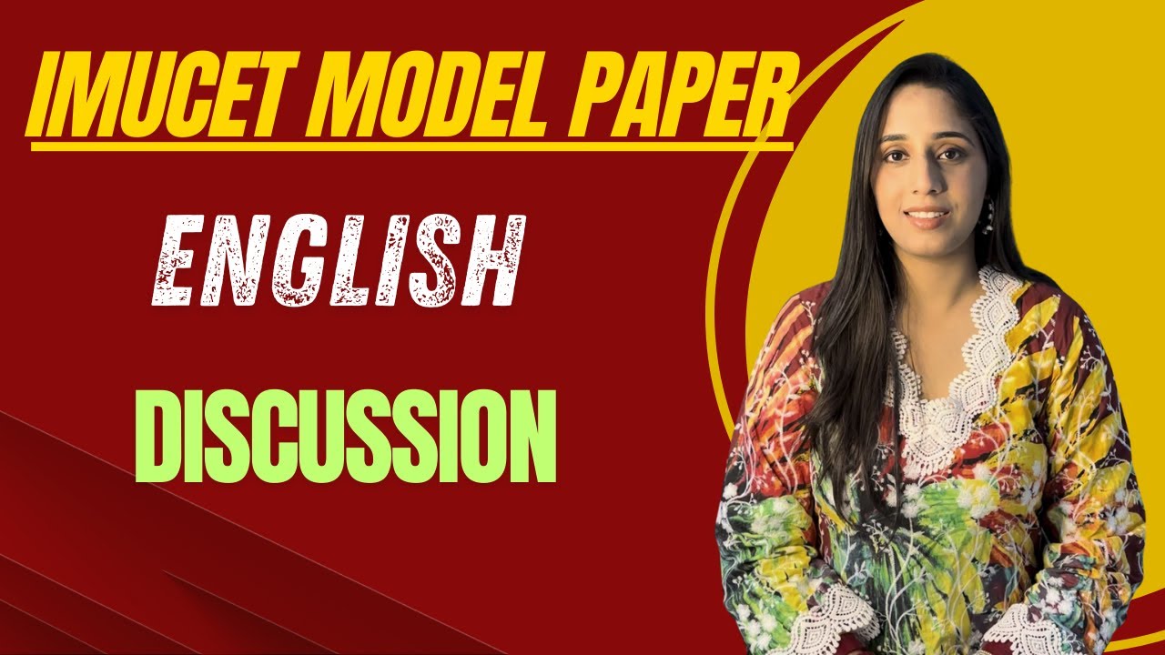 Imucet Model Paper 2025 || English Discussion|| #imucet #merchantnavy