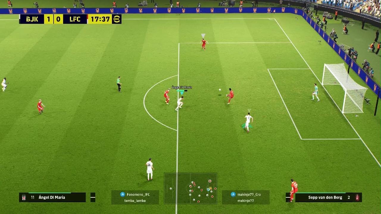 eFootball PESICA manager liga vs Liverpool