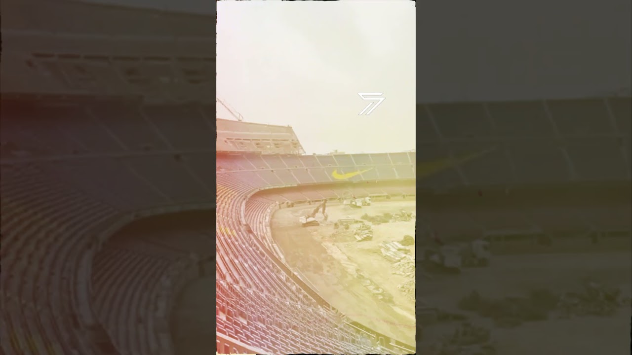 Barcelona Camp Nou DESTROYED June 2023 🥲 #football #soccer #barcelona #fcbarcelona #laliga