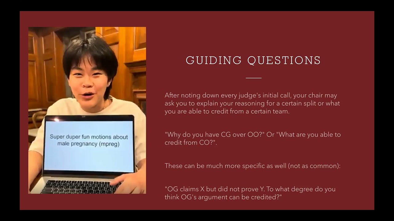 Judging 102: Panelling Seminar with Brenden Han