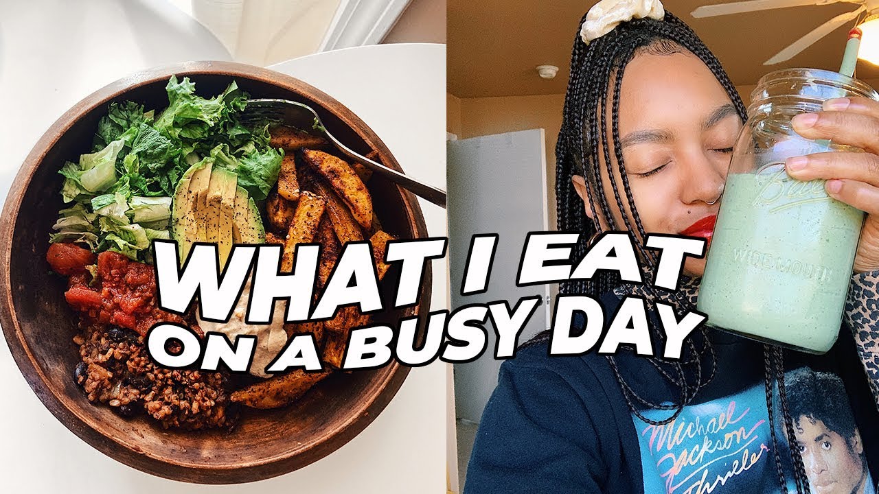 WHAT I EAT ON A BUSY DAY | VEGAN & EASY 🌿