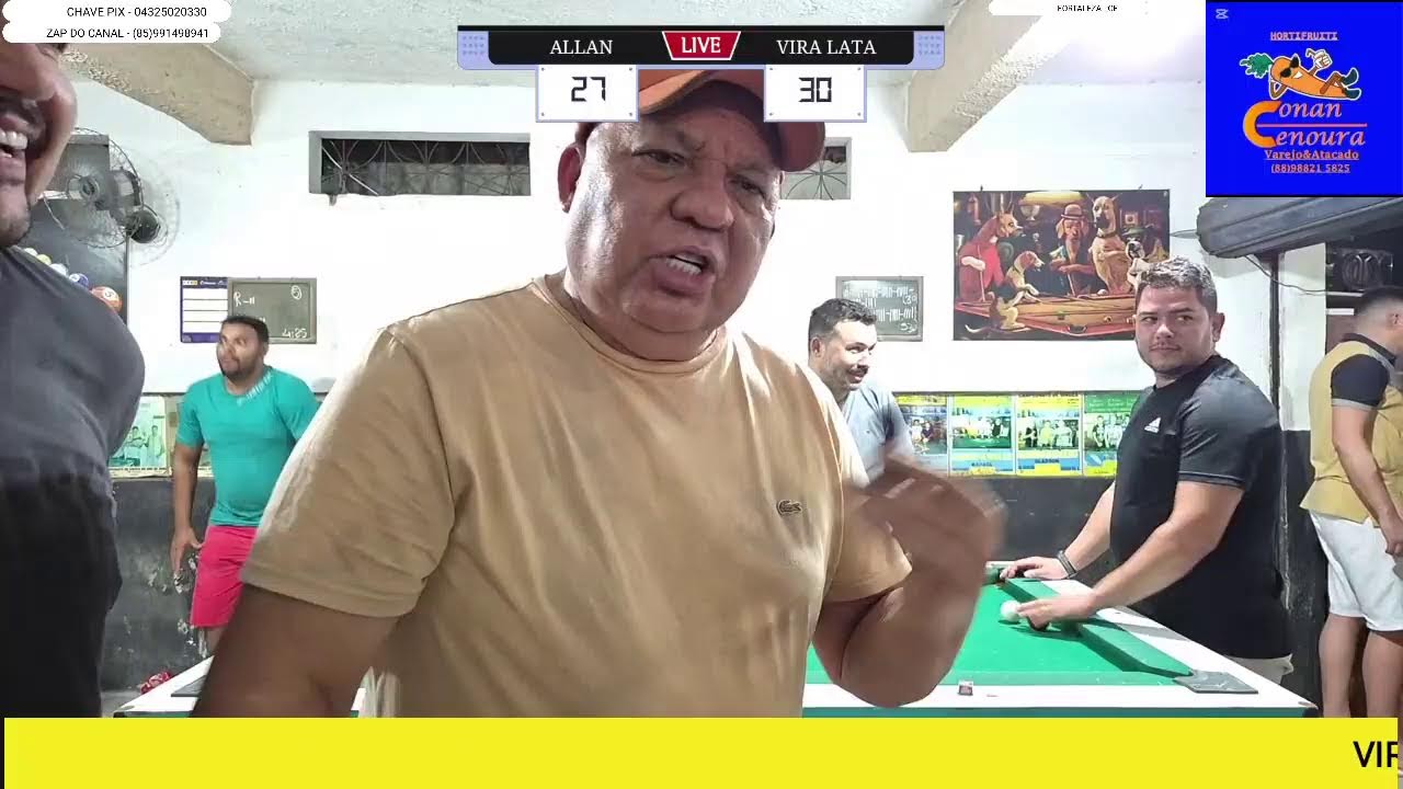 AO VIVO - ALLAN EMBALAGENS VS VIRA LATA