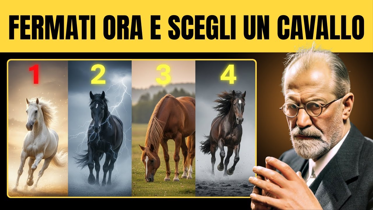 Non Pensare. Scegli Solo Un Cavallo 🐎 | Freud Rivela Ciò Che Hai Represso
