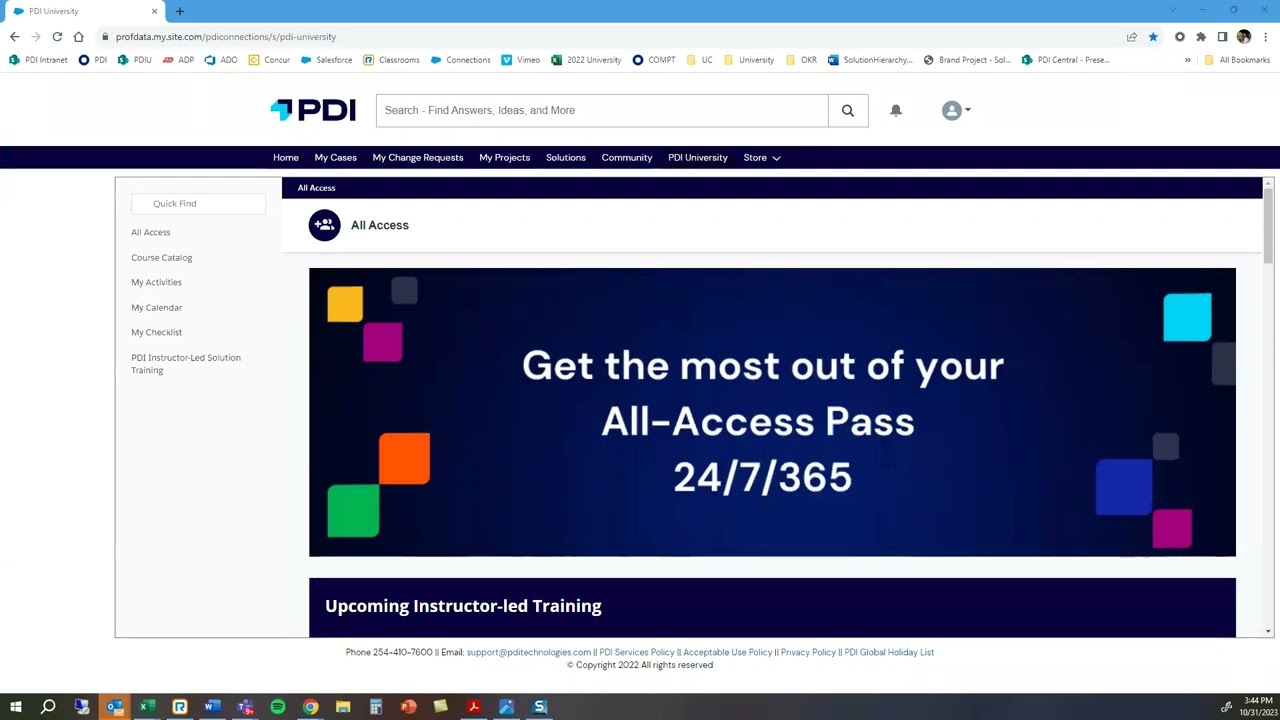 All-Access Pass | Unlimited PDI University Training