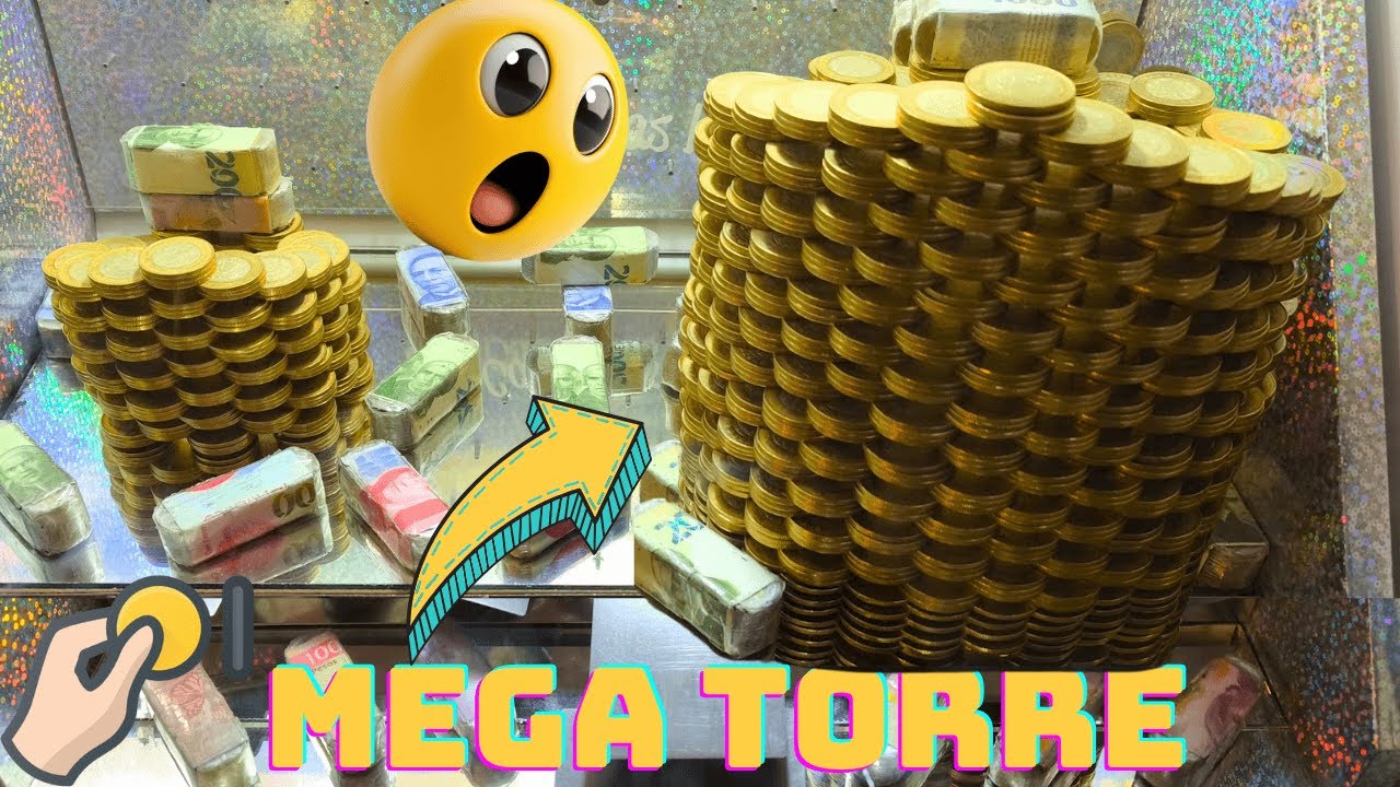 SÚPER TORRE de monedas cae de una sola tirada 😱10/46