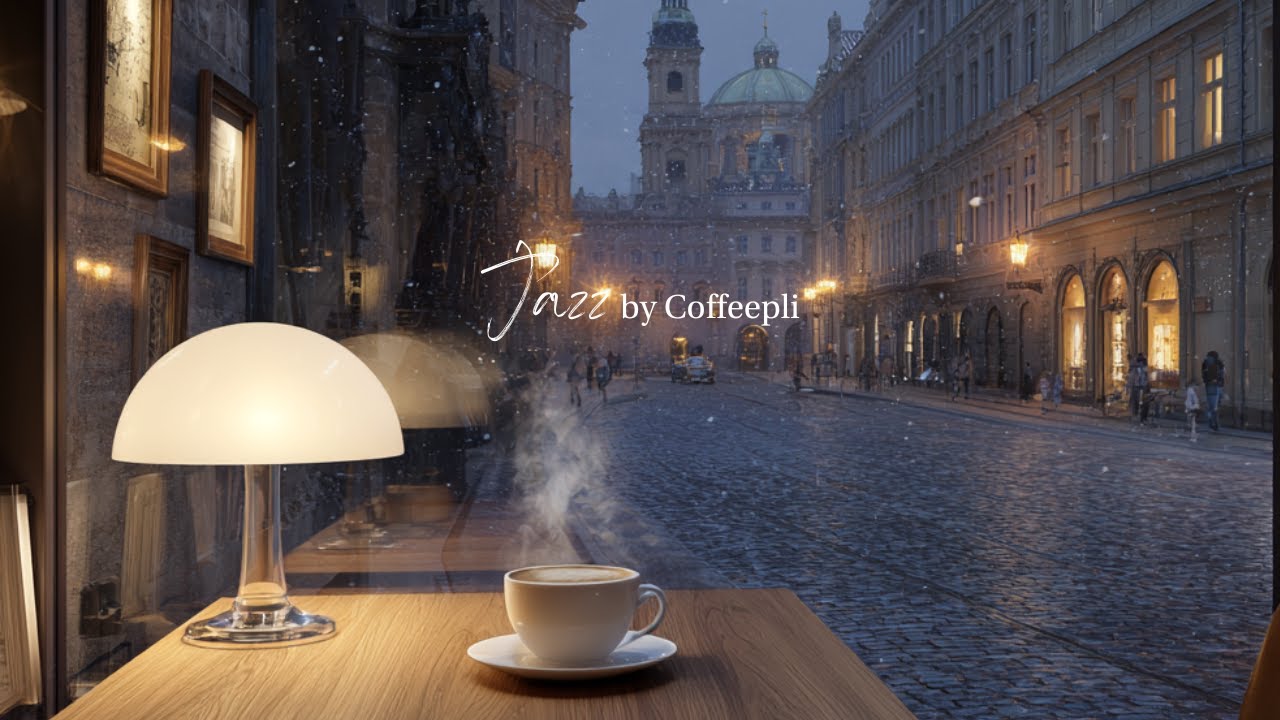 Jazz Playlist ☕눈 내리는 프라하의 카페,  창가에 머무는 빈티지 재즈🪟Vintage Jazz by the Window in Snowy Prague