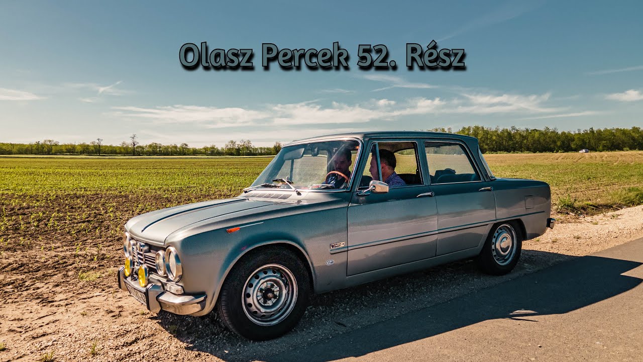 Olasz Percek 52. Rész - Egy igazi sportos Oldtimer Alfa Romeo Giulia Super 1.6