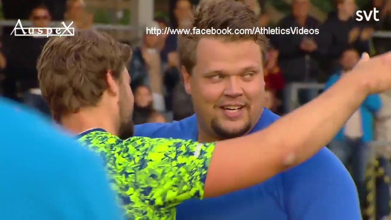 Daniel Stahl 4 throws over 70m in the same contest Varberg 2019