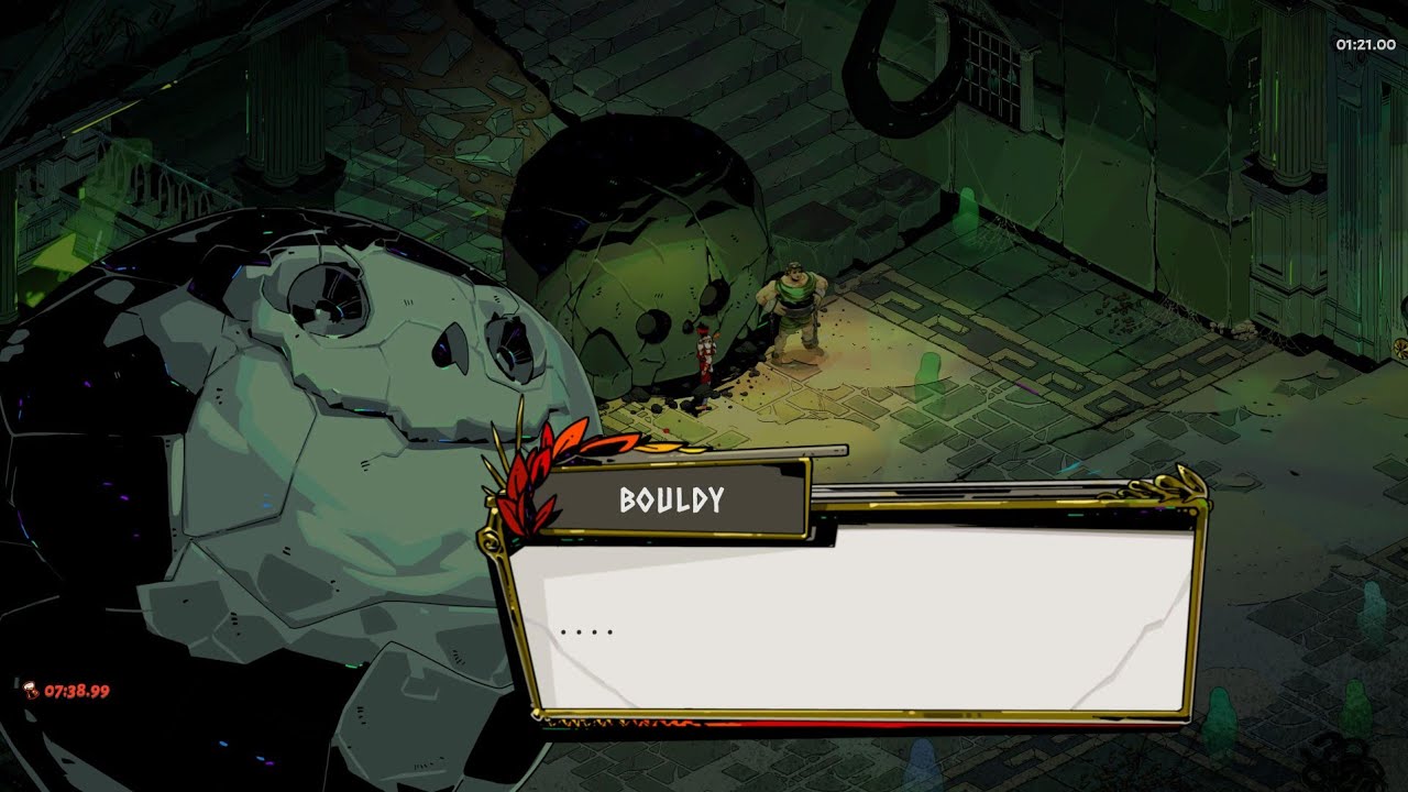 HADES - Zagreus Speaks to Bouldy for the First Time - Hilarious Sisyphus Moment