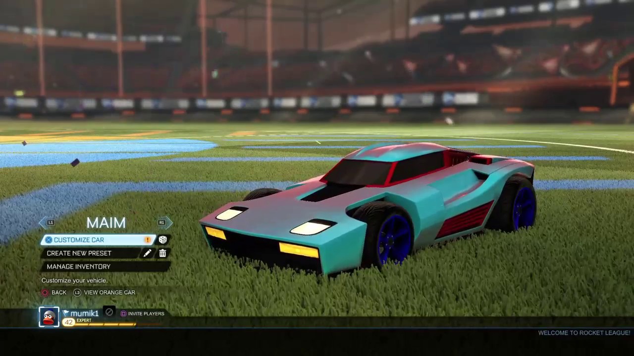 Rocket league #31 playing with the new painted breakout!!!
