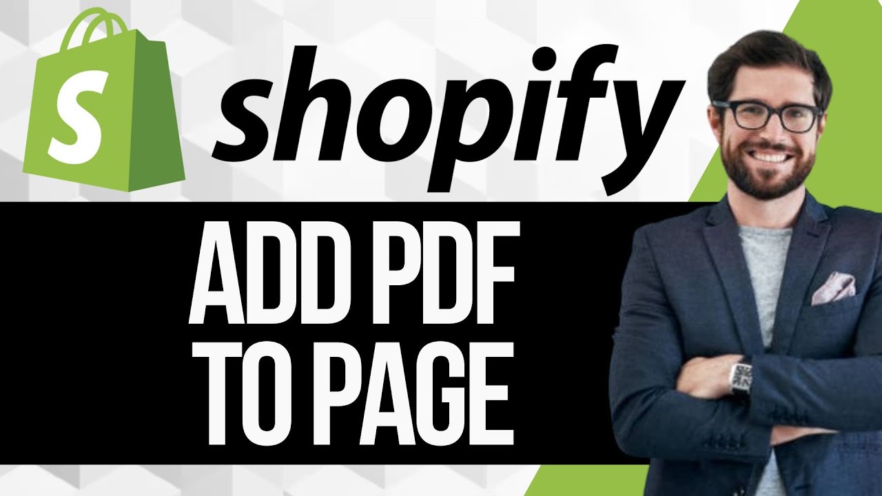 How to Add PDF to Shopify Page
