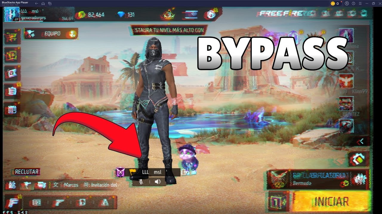 BYPASS PARA FREE FIRE ✅ | BLUESTACKS| BYPASS FOR FREE FIRE