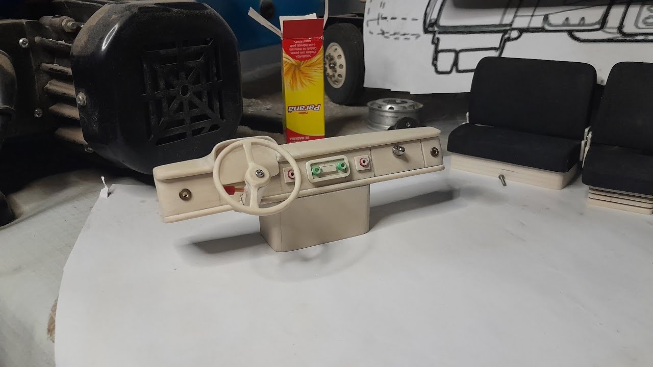 Painel para miniaturas de caminhão 