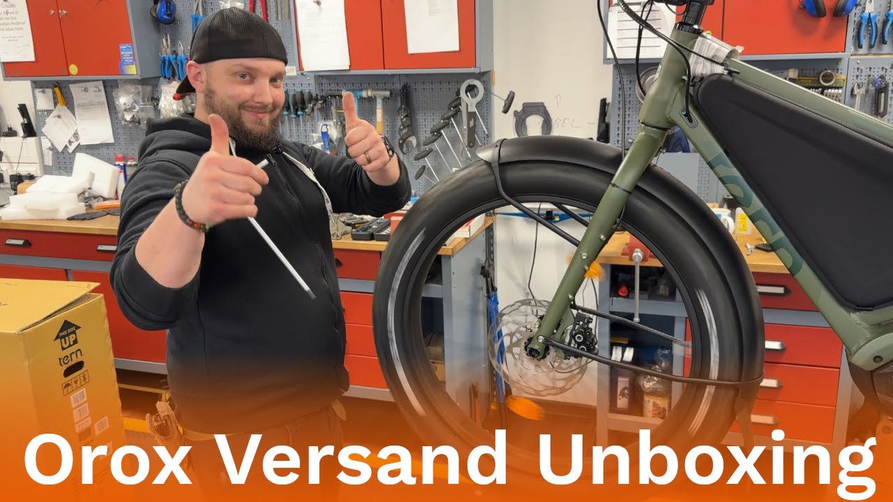 Tern Orox Unboxing nach dem Versand | Re-Montage von Vorderrad, Schutzblechen und Lenker