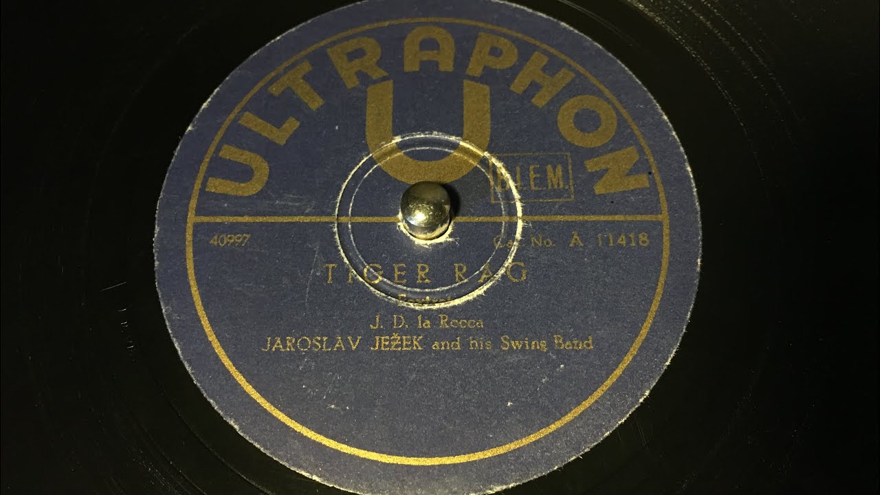 Jaroslav Jezek & His Swing Band - Tiger Rag - 78 rpm - Ultraphon A11418