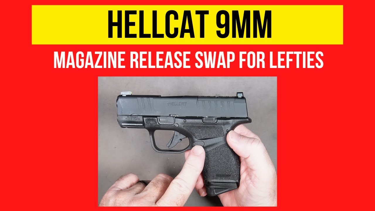 Springfield Hellcat Magazine Release Reversal. Easy Procedure!