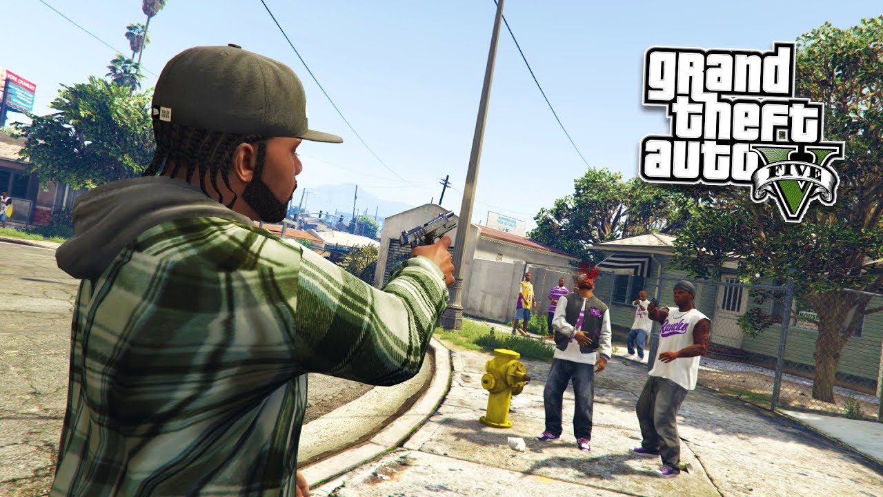 GANGY V ULICÍCH! (GTA 5 Módy)