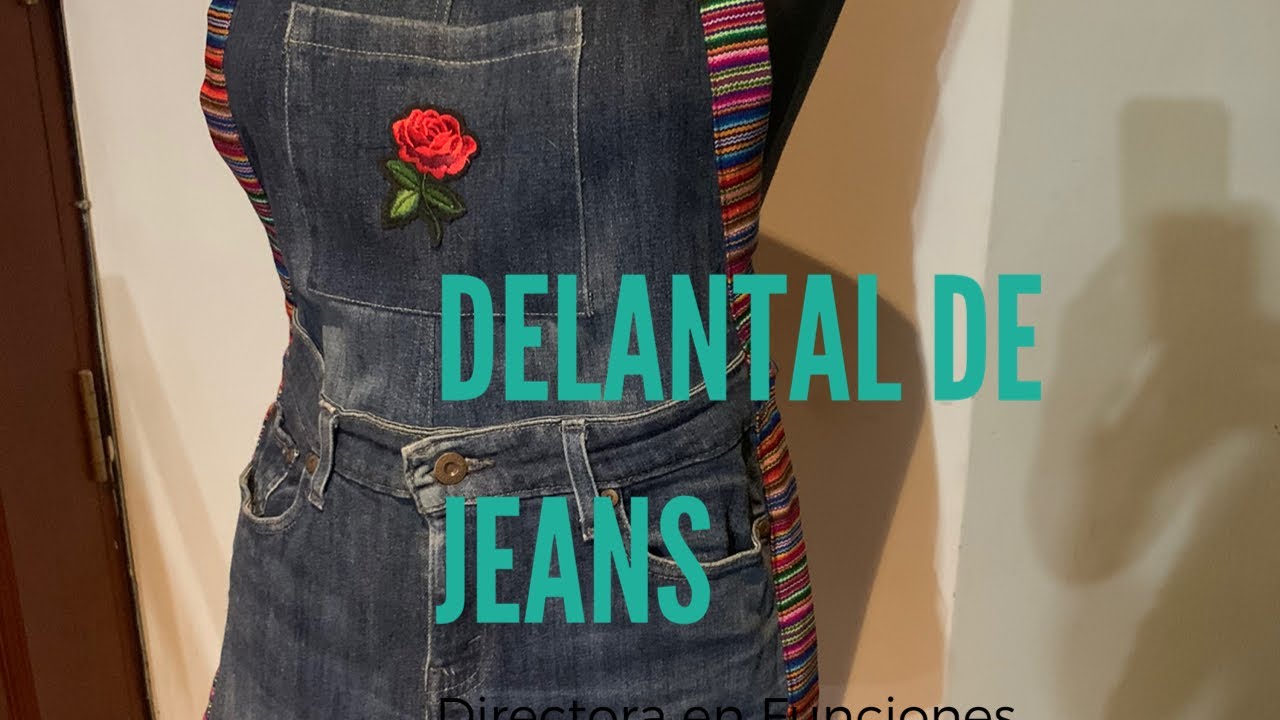 Cómo hacer un delantal de jeans reciclado (2020)