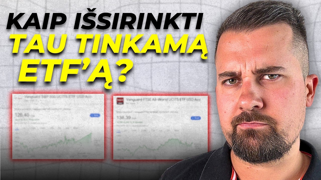 Nusprendei investuoti į ETF? | 10 kontrolinių klausimų prie&scaron; pirkimą!
