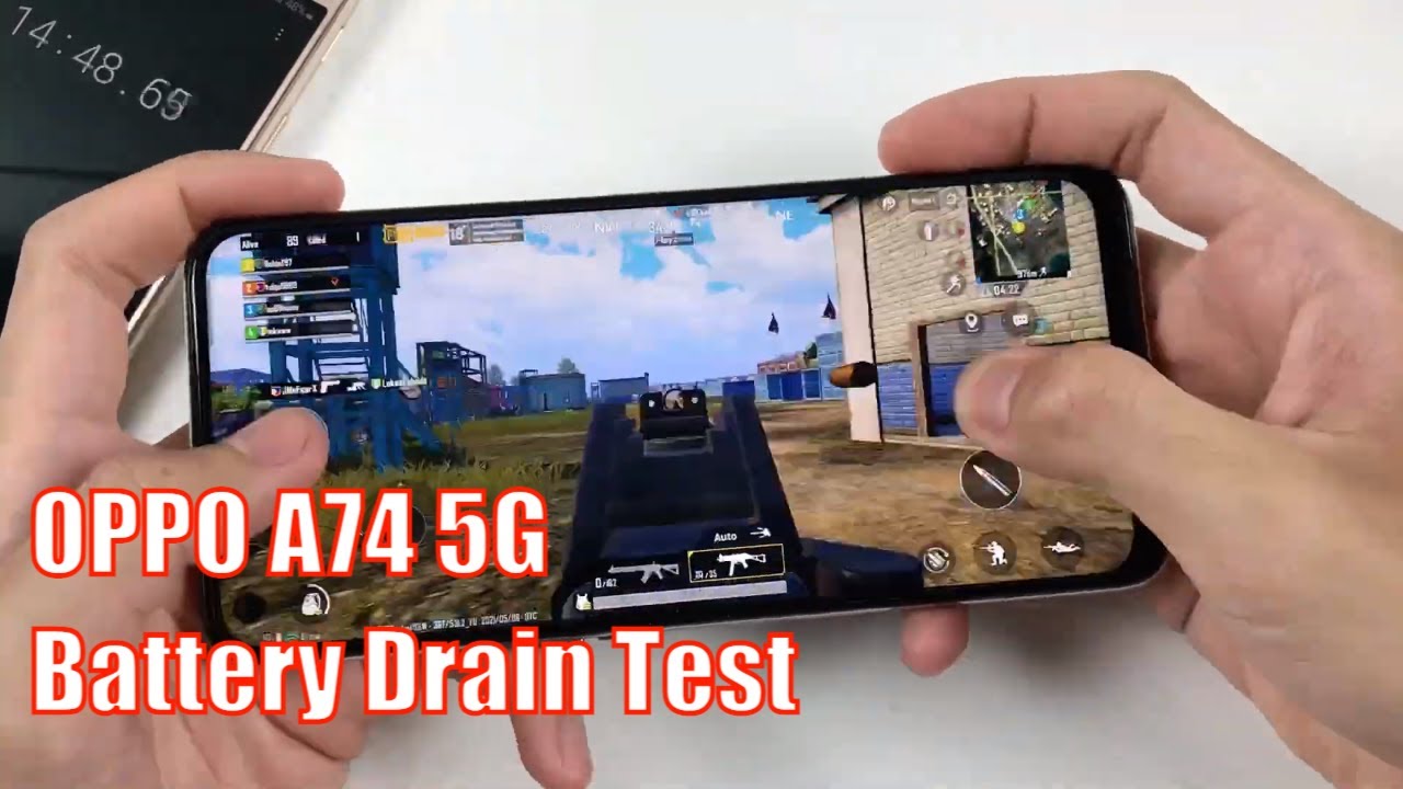 OPPO A74 5G Battery Drain Test | FREE FIRE, PUBG, Call of Duty, Fortnite